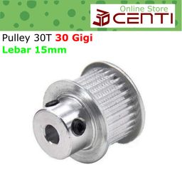 Timing Pulley 30T GT2 Bore 5mm 6.35mm 8mm belt 15mm 3D Printing CNC