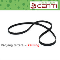 Belt Close Loop GT2 6mm keliling 500mm 520mm 540mm Close loop 3D Printing CNC
