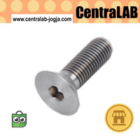 Baut Verseng M6 Flat Head Countersunk Panjang 10mm 14mm 20mm